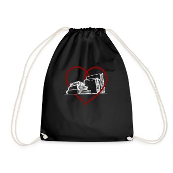 Read - Drawstring Bag - black - Front
