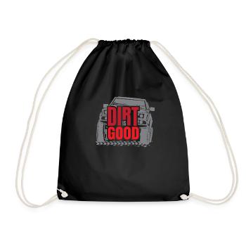 Funny Off Road Racing Tshirt 4x4 Offroad Gift Mud - Drawstring Bag - black - Front