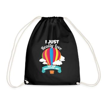 Montgolfières - Sac de sport léger - noir - Devant