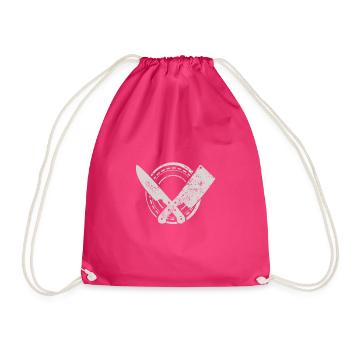 Outil de boucher - Sac de sport léger - fuchsia - Devant