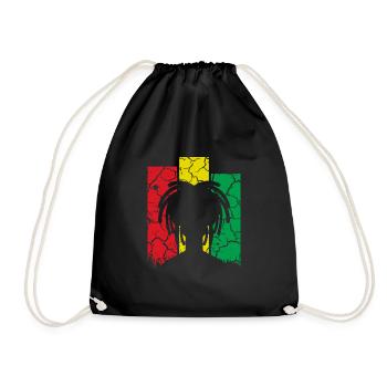 Musique reggae - Sac de sport léger - noir - Devant