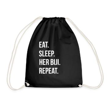 Kurdistan t shirt - Drawstring Bag - black - Front