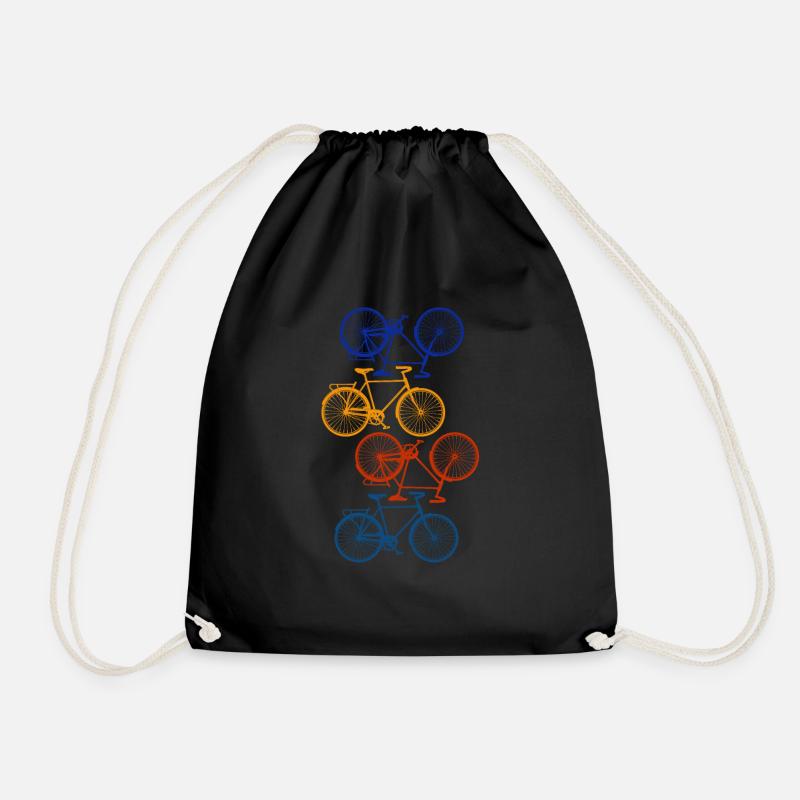Fahrrad Sport - Turnbeutel - Schwarz