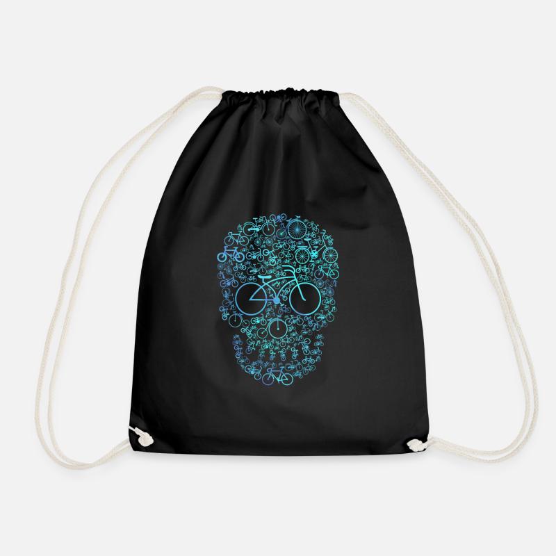 Crâne de vélo - Sac de sport léger - noir