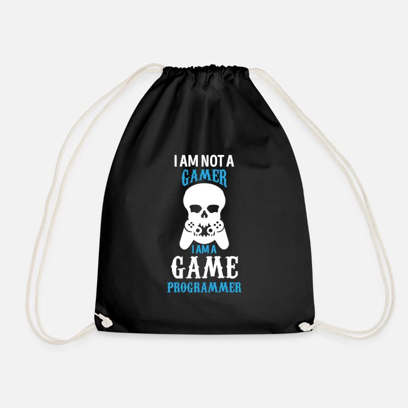 Programmer - I am a game Programmer - Turnbeutel - Schwarz