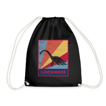 Lochness Nessie Schottland - Turnbeutel - Schwarz - Vorne