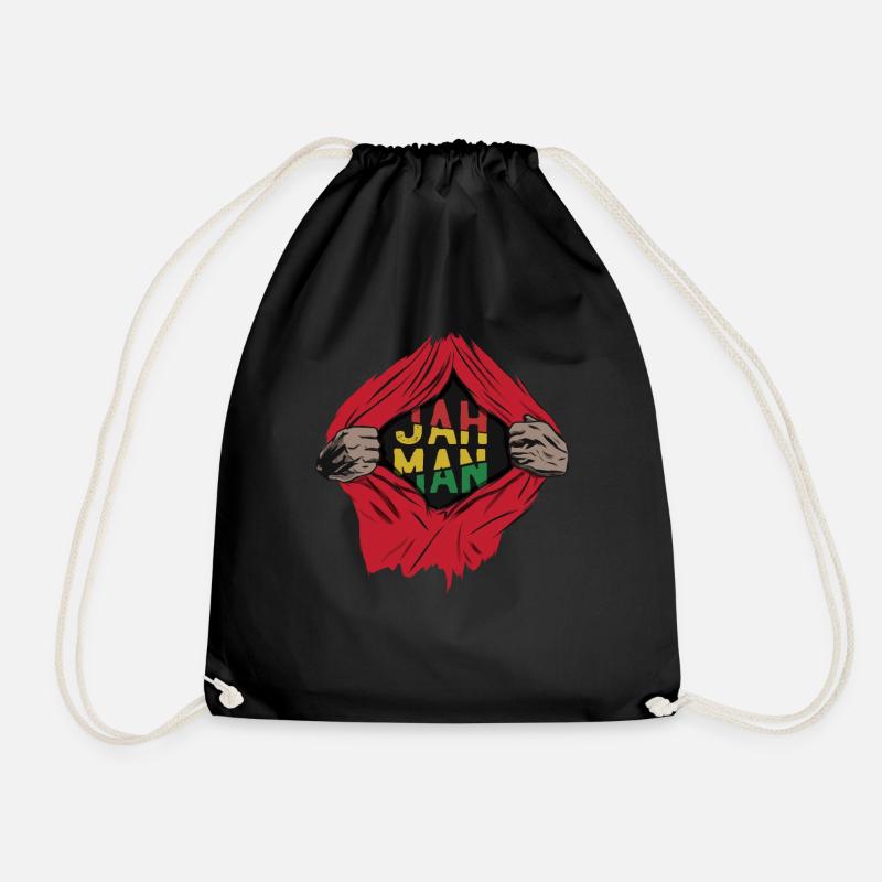 Reggae Dread Rasta Jamaïque - Sac de sport léger - noir