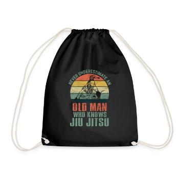 Jiu Jitsu - Turnbeutel - Schwarz - Vorne