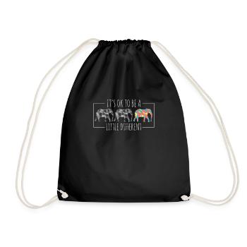 Be Different - Drawstring Bag - black - Front