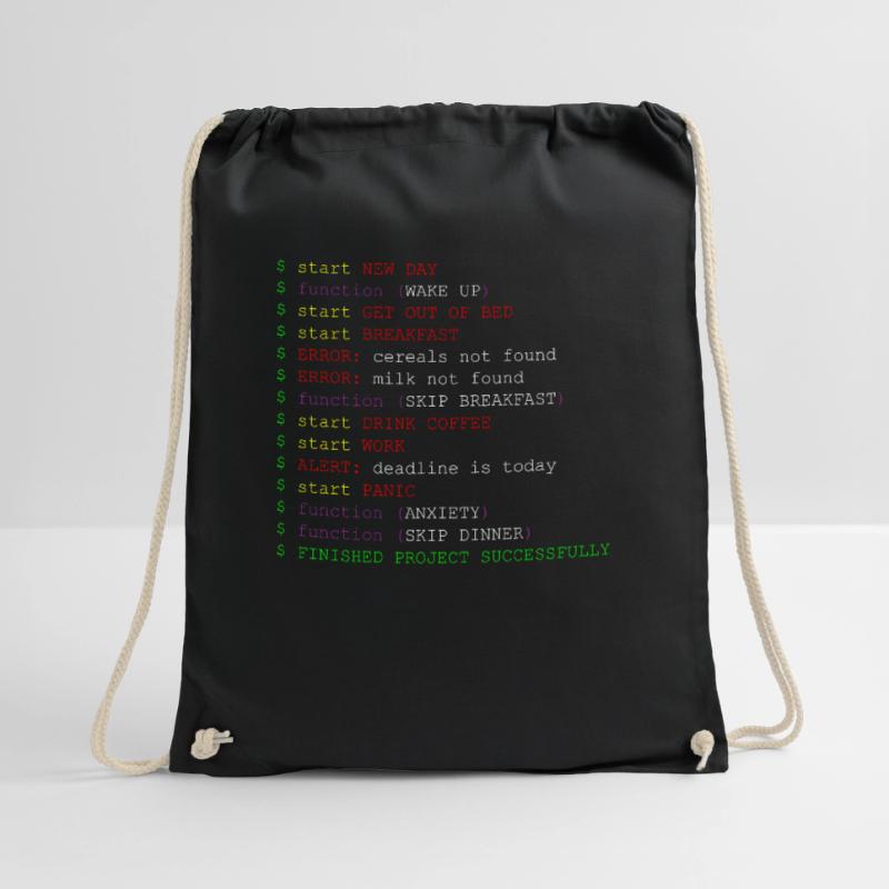 Méthode de fonction de code de blague du programmeur Sac de sport léger