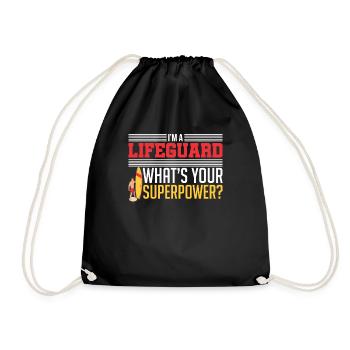 Lifeguard Swimmer - Sac de sport léger - noir - Devant