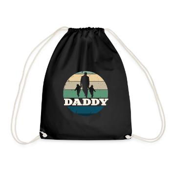 père - Sac de sport léger - noir - Devant