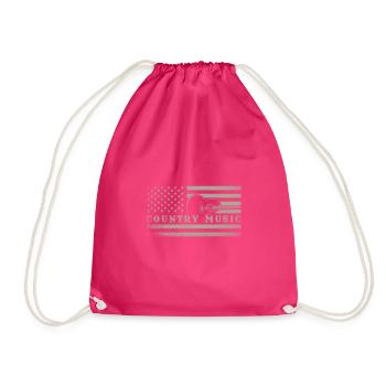 Musique country américaine - Sac de sport léger - fuchsia - Devant