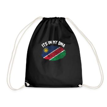 Namibia - Drawstring Bag - black - Front