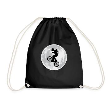 Freestyle BMX Rider - Sky is the limit - Turnbeutel - Schwarz - Vorne