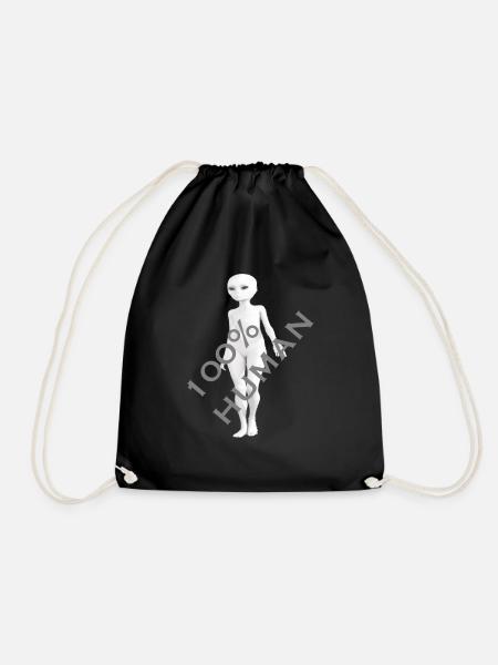 Reptiloid alien cool - Sac de sport léger - noir