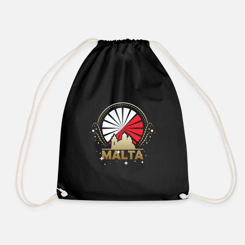 Île de Malte - Sac de sport léger - noir