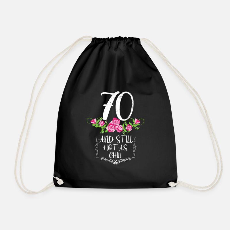 70 ans - Sac de sport léger - noir