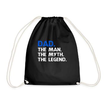 Papatagstshirt Mens Day Shirt Chemise Ascension - Sac de sport léger - noir - Devant