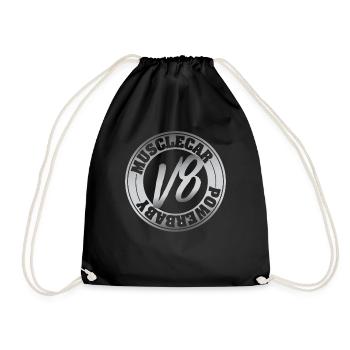 V8 Motor Musclecar Ami - Drawstring Bag - black - Front