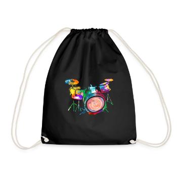 Drummer - Drawstring Bag - black - Front
