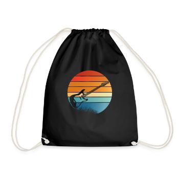 Guitariste - Sac de sport léger - noir - Devant