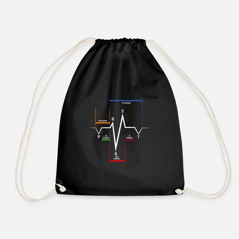 I've Got Rythm hardworking Doctor Gift - Drawstring Bag - black