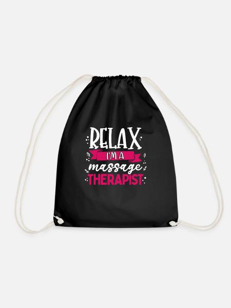 Massage Therapist - Turnbeutel - Schwarz