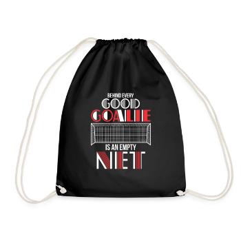 Gardien de but de l'équipe de gardien de but de football - Sac de sport léger - noir - Devant