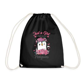 manchot - Sac de sport léger - noir - Devant