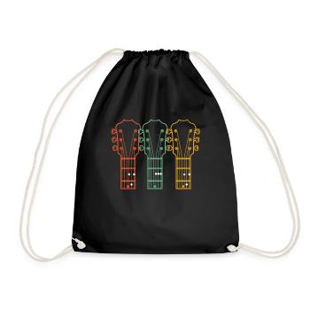 Guitar Dad Shirt - Dad Guitar Chords Shirt - Fathe - Sac de sport léger - noir - Devant