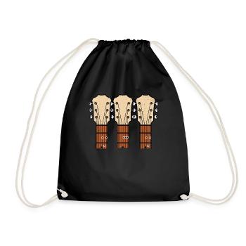 Guitar Dad Shirt - Dad Guitar Chords Shirt - Fathe - Sac de sport léger - noir - Devant