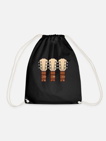 Guitar Dad Shirt - Dad Gitarrenakkorde Shirt - Fathe - Turnbeutel - Schwarz