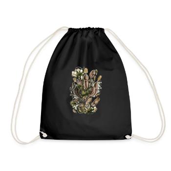 Pièges de mouches de Venus - Sac de sport léger - noir - Devant