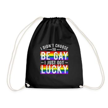 Hommes gays LGBT - Sac de sport léger - noir - Devant