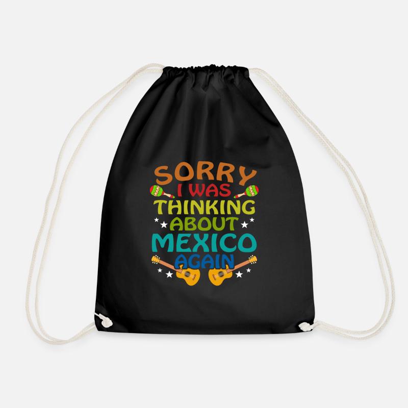 Mexico Mexicans - Drawstring Bag - black