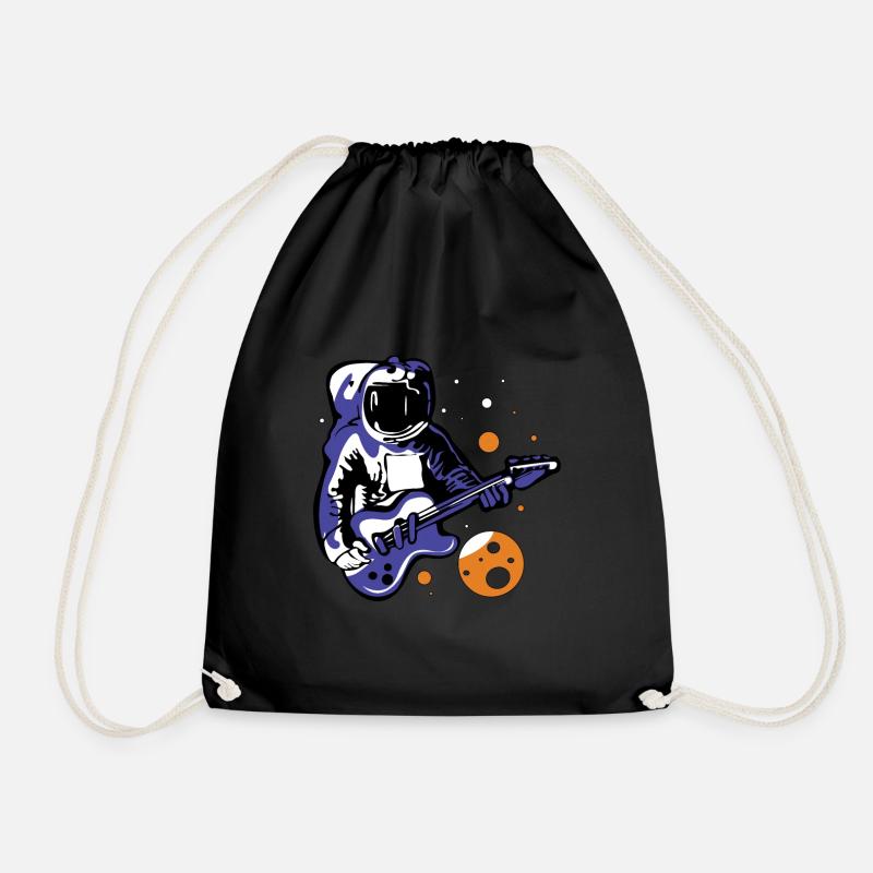Astronaute de guitare - Sac de sport léger - noir