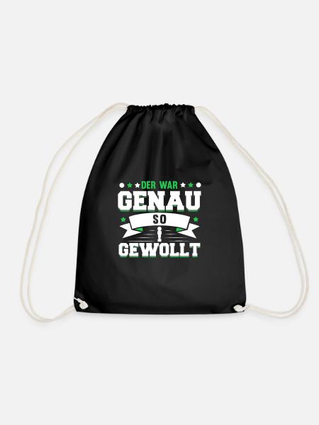 Tischfussball - Turnbeutel - Schwarz