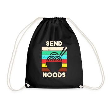 Ramen Lovers Gift design Send Noods Funny - Sac de sport léger - noir - Devant