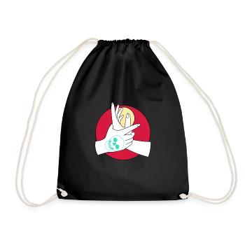 Wristlocker - Serrure de poignet BJJ - Sac de sport léger - noir - Devant