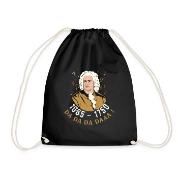 Johann Sebastian Bach - Sac de sport léger - noir - Devant