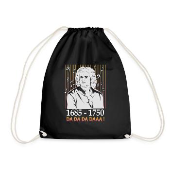 Johann Sebastian Bach - Sac de sport léger - noir - Devant