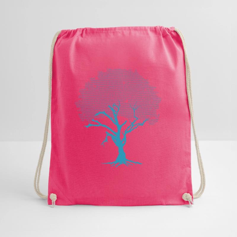 Binary Coding Tree Gift Design Idea graphic Drawstring Bag