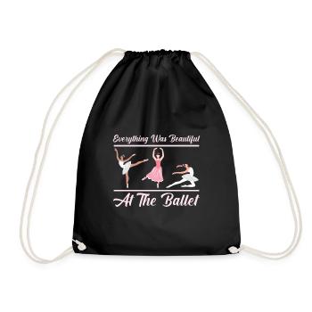Danseur de ballet était tout beau professeur de danse - Sac de sport léger - noir - Devant