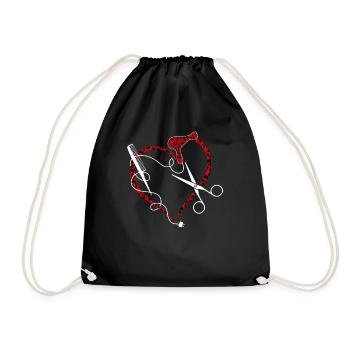 Maître coiffeur - Sac de sport léger - noir - Devant