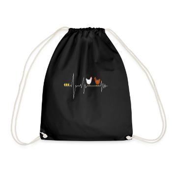 poulet - Sac de sport léger - noir - Devant