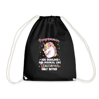 Les programmeurs sont fabuleux et magiques - Sac de sport léger - noir - Devant
