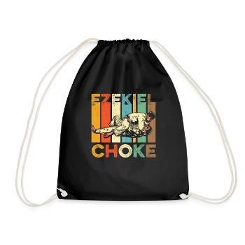 Ezekiel Choke - Chemise Jiu Jitsu - Cadeau Jiujitsu - Sac de sport léger - noir - Devant