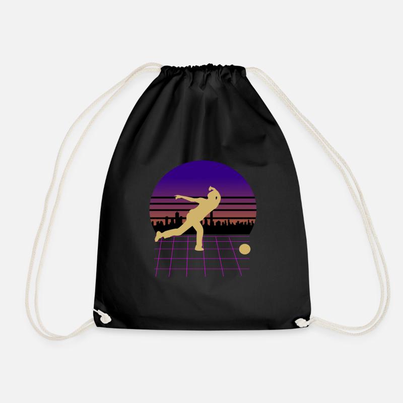 Petanque T shirt - Turnbeutel - Schwarz