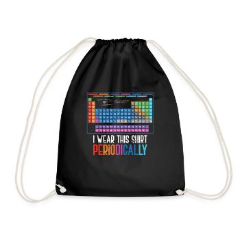 Chemistry scientist - Drawstring Bag - black - Front
